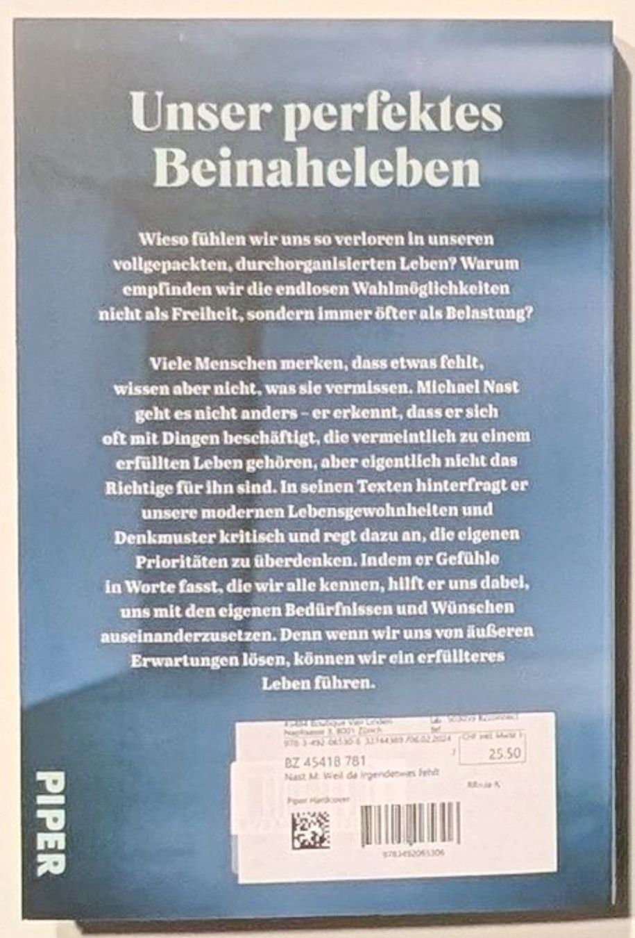 Bücher: Weil da irgendetwas fehlt - Michael Nast – Neu (gemäss Beschreibung) aus Wängi von ABIZONE-86 1