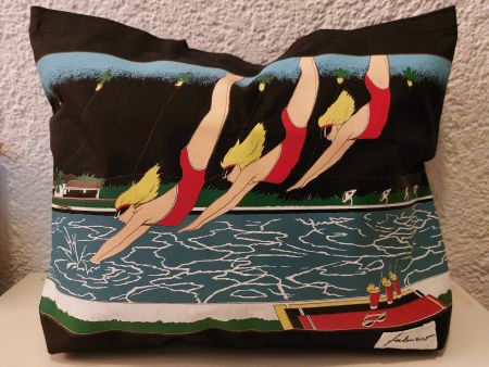 NEU & OVP: Retro Strandtasche / Badetasche von Fabrizio
