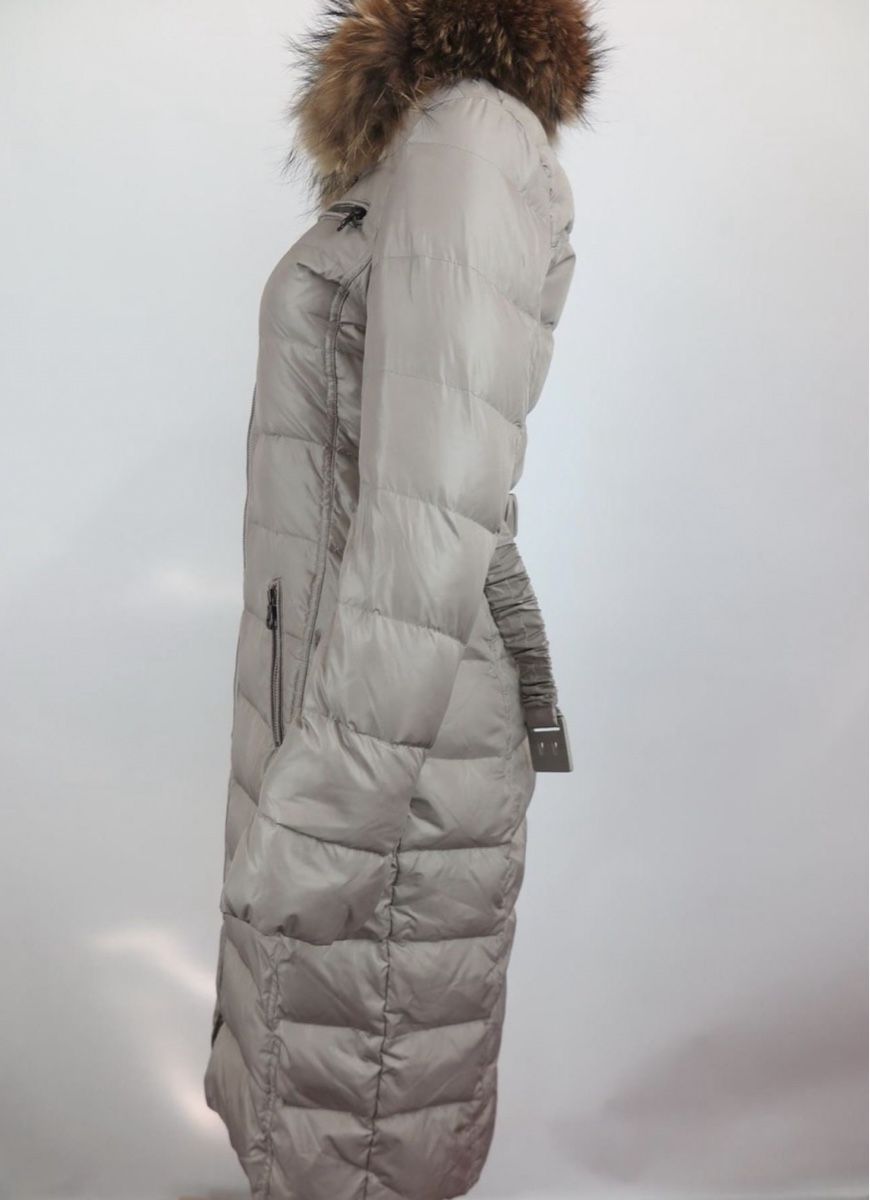 Kookai Cappotti: KOOKAI Stepmantel Beige mit Pelzbesatz – Usato da Watt venduto da Stellina811 4