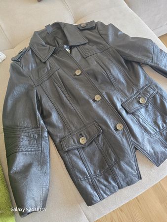 Schicke Vintage Lederjacke, Grösse 40 Top Zustand!