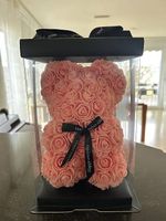 Romantischer Rosenbär - Pink / Rosa