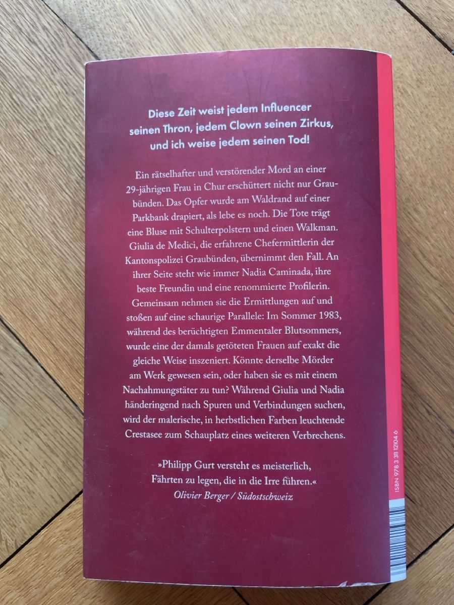Bücher: Philipp Gurt Buchbundle (Graubündner Schatten & Todesengel) – Neu (gemäss Beschreibung) aus Bern von Enton2019 2