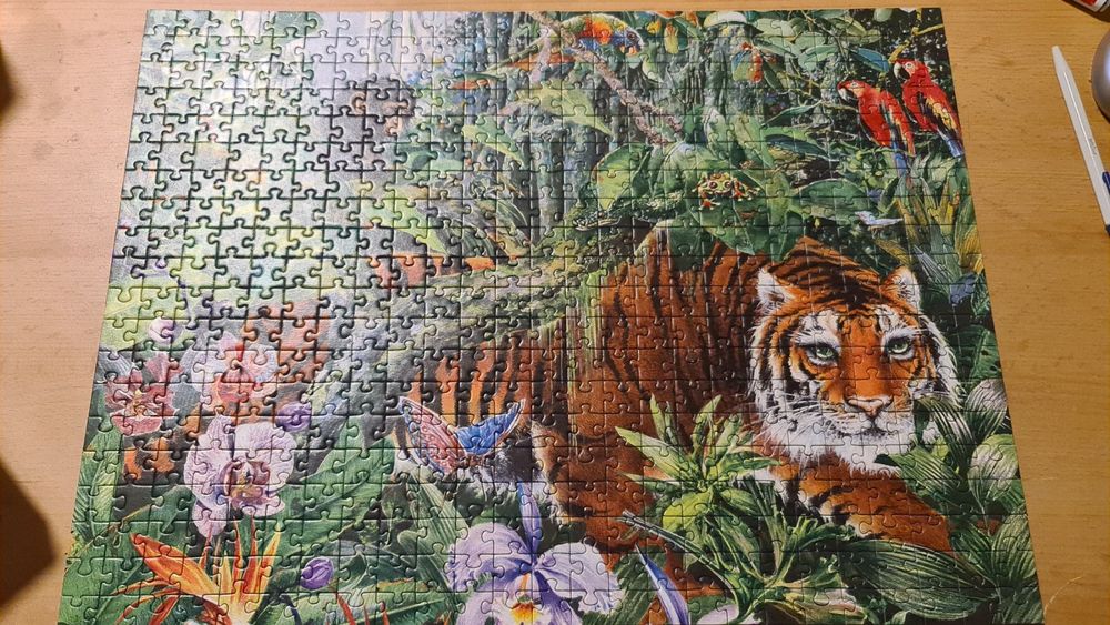 Ravensburger Puzzle 16719 - Tiger in paradiesischer Lagune - 3000 Teile Puzzle für Erwachsene und Kinder ab 14 Jahren