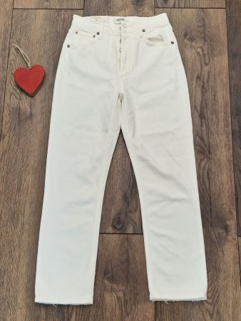 Agolde Riley High Rise Straight Jeans weiss Gr 25 wie neu