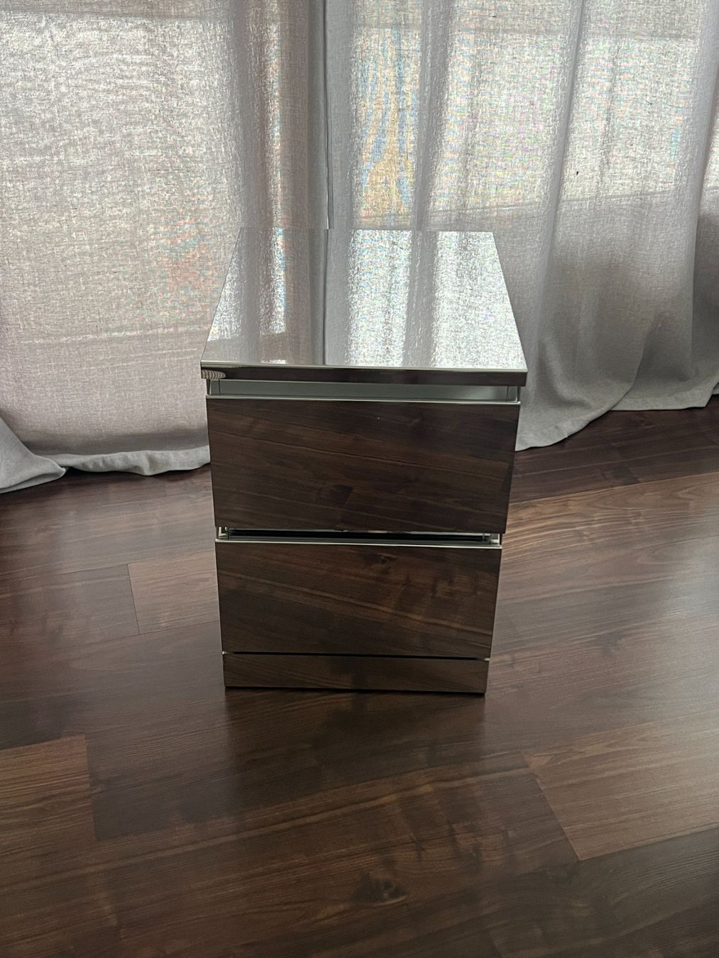 Ikea Cassettiere: MALM Kommode mit 2 Schubladen, Chrome – Usato da Muri b. Bern venduto da michellew23
