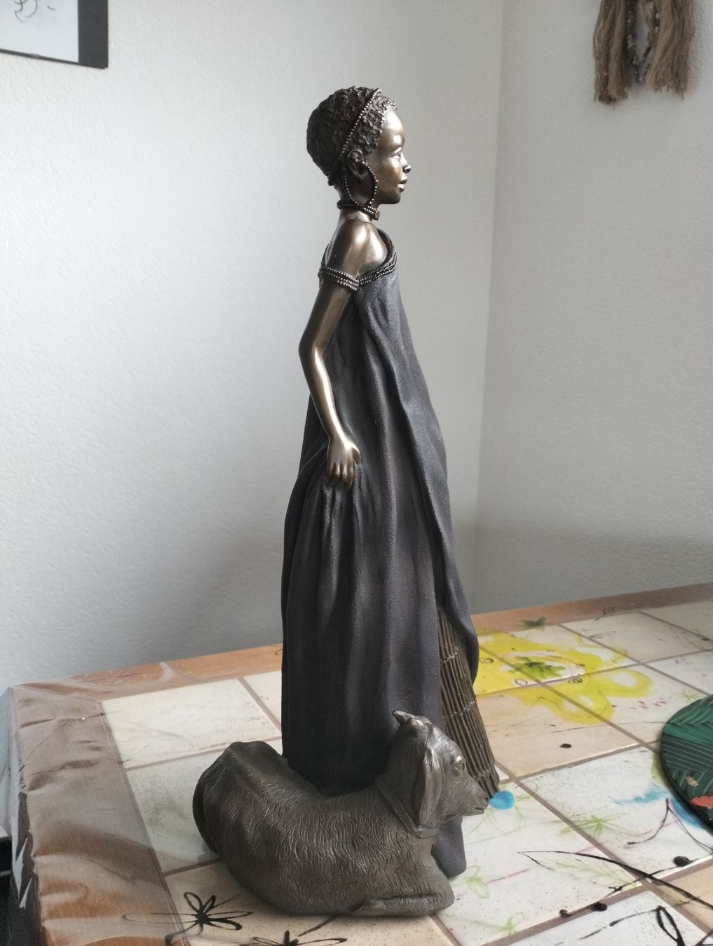 Statuette: Statuette bronze Masaï  – Usato da Cheyres venduto da Capitain 2