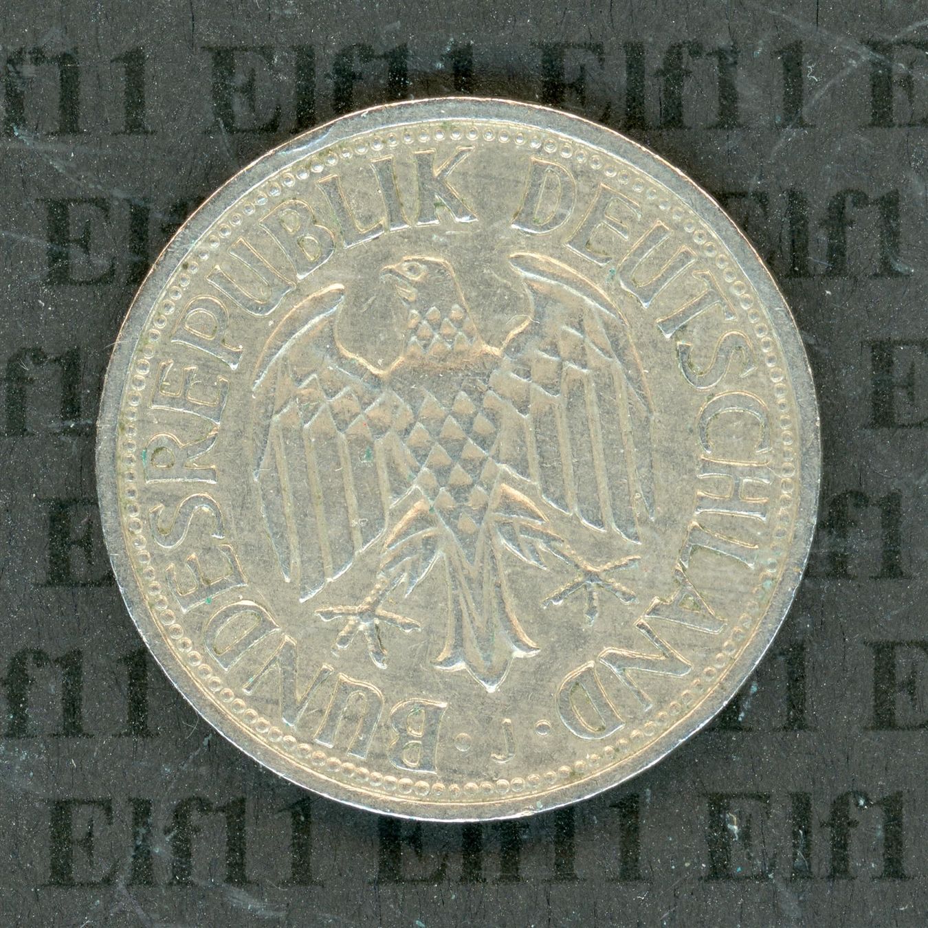 Tutti le monete: DEM___1.00 1960J -vz 1 Deutsche Mark – Usato da Widnau venduto da Elf11 1