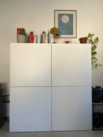 2 BESTA-Regale mit Türen je 60  x 129 x 42 cm