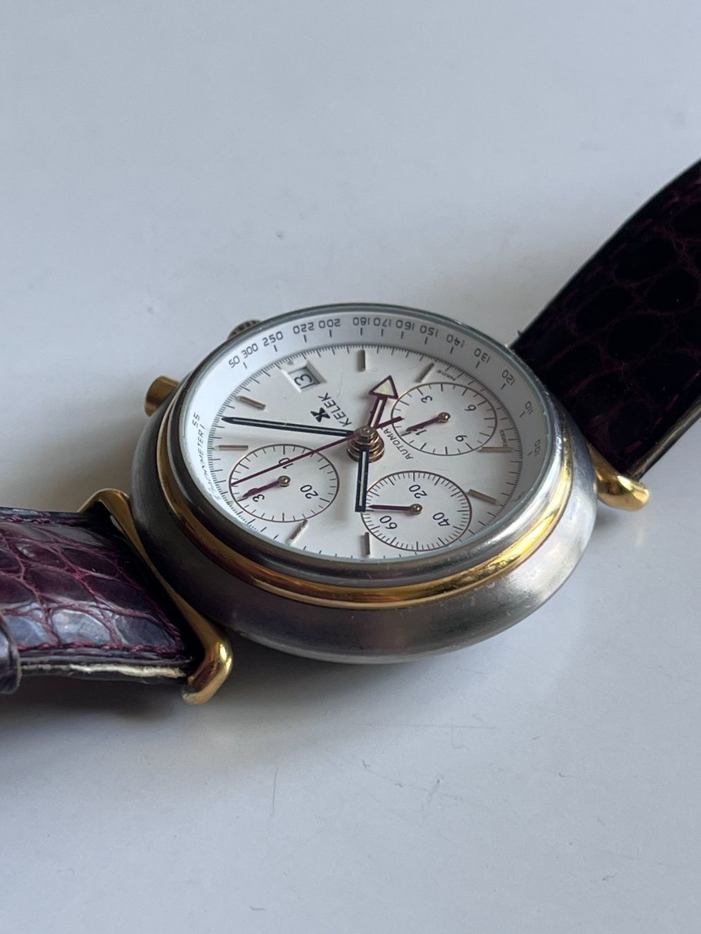 Orologi: Kelek GMT Automatic Chronograph Titanium – Usato da Worblaufen venduto da chronyves 7