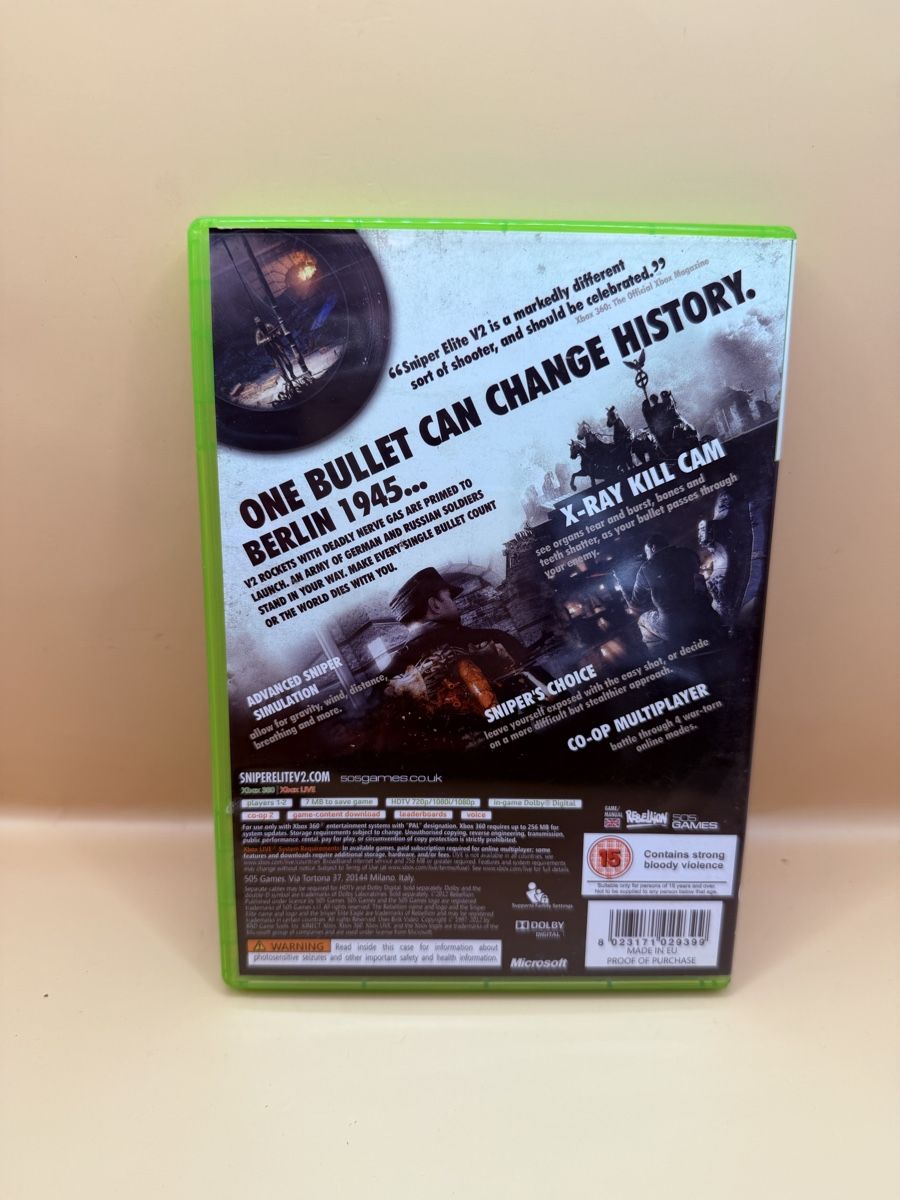 Spiele: Sniper Elite V2 Xbox 360 – Gebraucht aus Genève von sho_67qj 1
