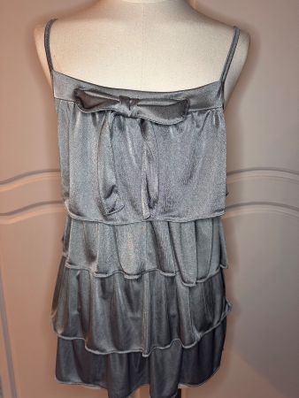 Sexy silber Oberteil