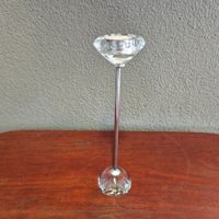 Kristallglas Kerzenständer Candlestick Vintage Kerzenhalter