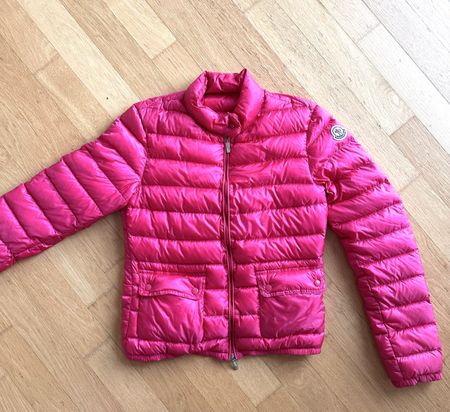 Moncler Lans Daunenjacke, Gr. 0, Pink