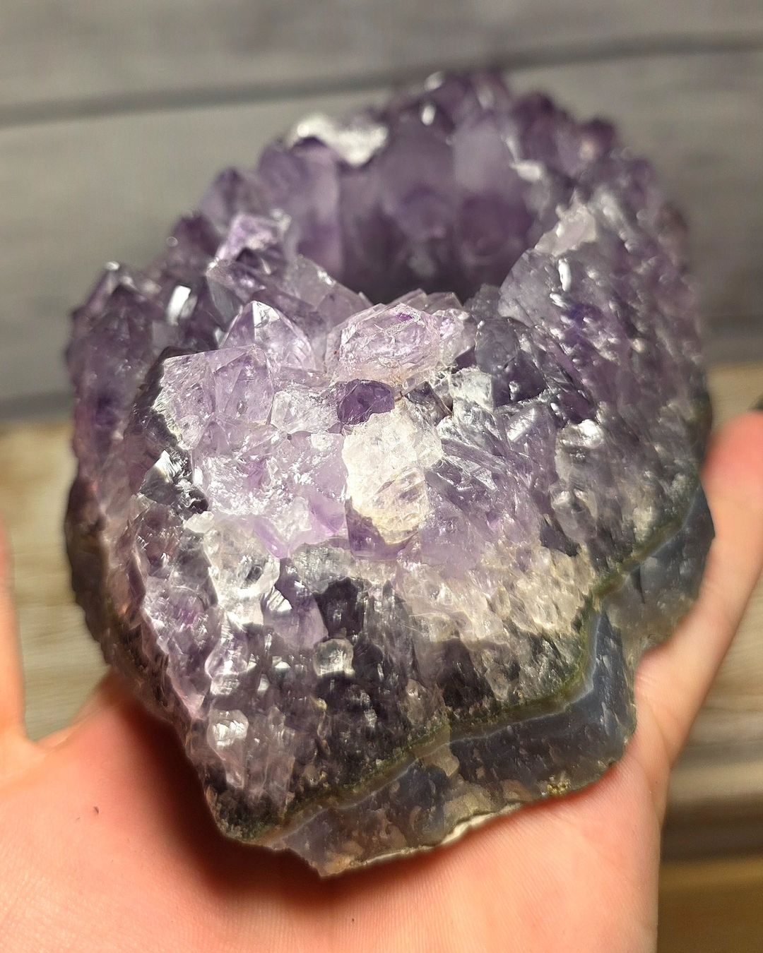 Minerali & Pietre curative: Amethyst Teelicht Halter I 715g – Nuovo e nell'imballaggio originale da Matzingen venduto da Shay_Crystalz 4
