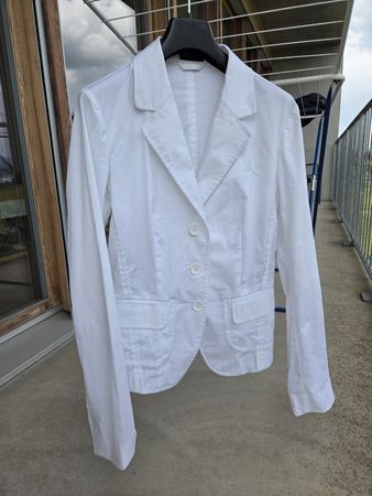 Weisse Sommer Jacke / Blazer von Benetton, Grösse 36