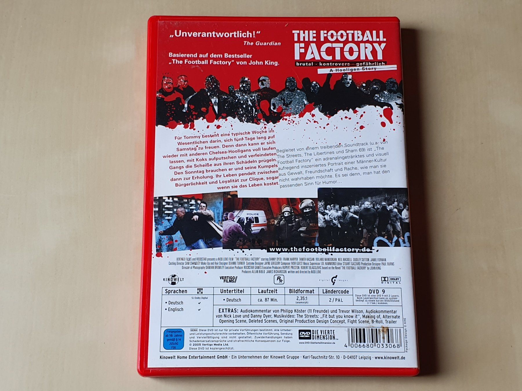 Tous les DVDs: The Football Factory – D'occasion à Stansstad par collectorsshop 1