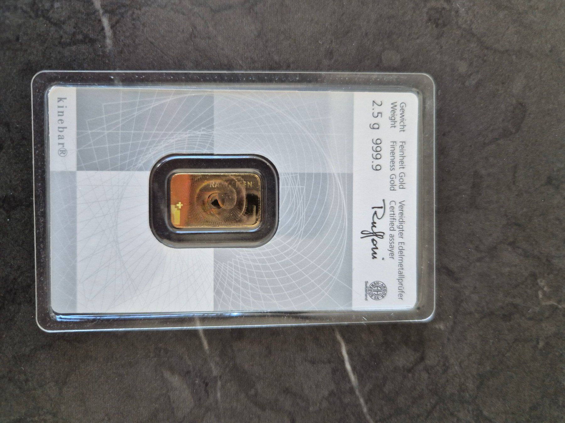 Metalli preziosi: 2.5g Gold – Nuovo e nell'imballaggio originale da Goldach venduto da bastbu3