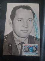 Gennadi Wassiljewitsch Sarafano - Kosmonaut †2005 - handsig.