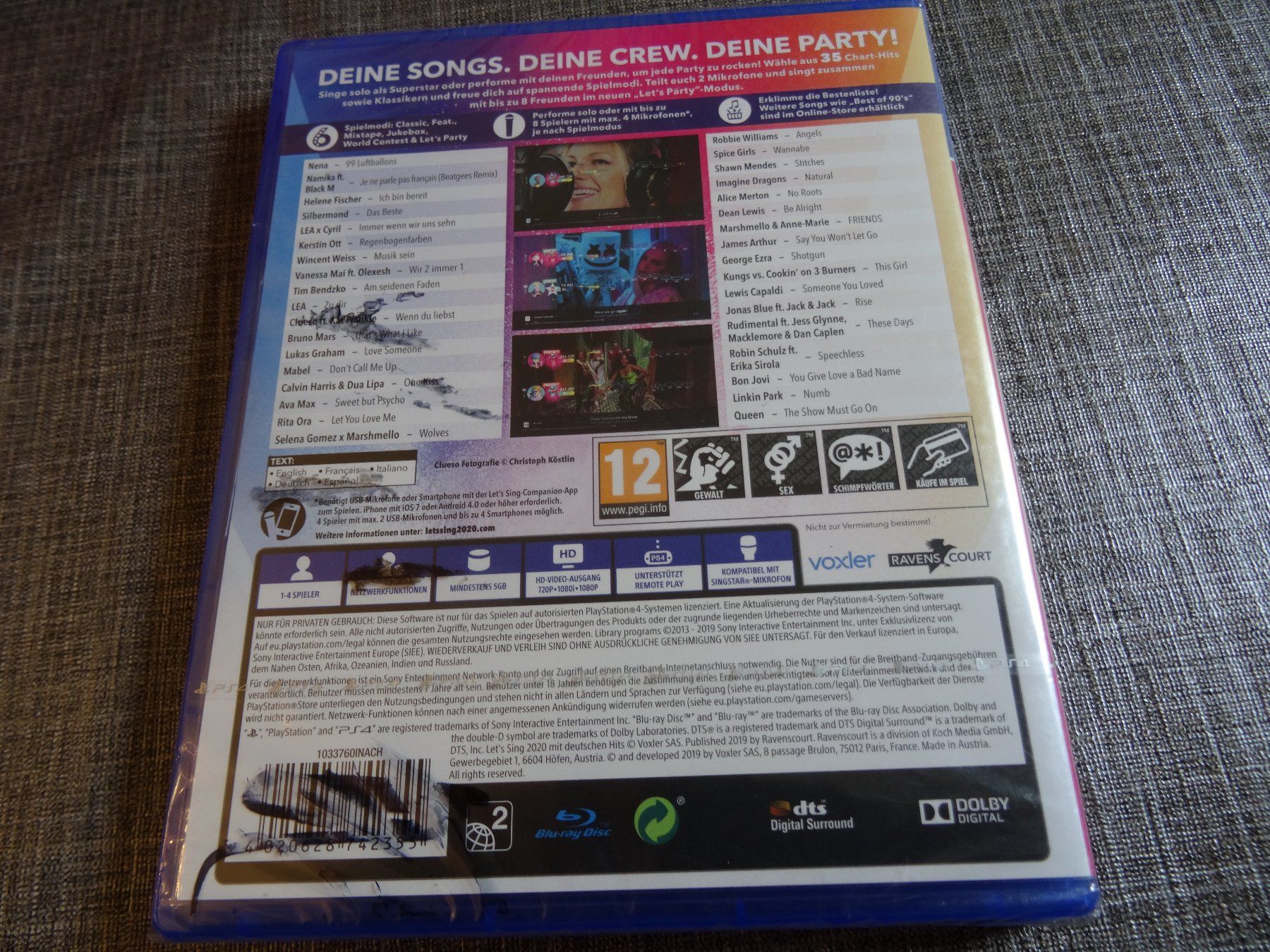 Sony Giochi: Let's Sng 2020 MIT DEUTSCHEN HITS PS4 – Nuovo e nell'imballaggio originale da Olten venduto da Disc-Ausverkauf 1