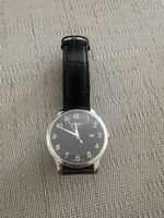 Tissot Uhr Herren Lederarmband schwarz Zifferblatt gut