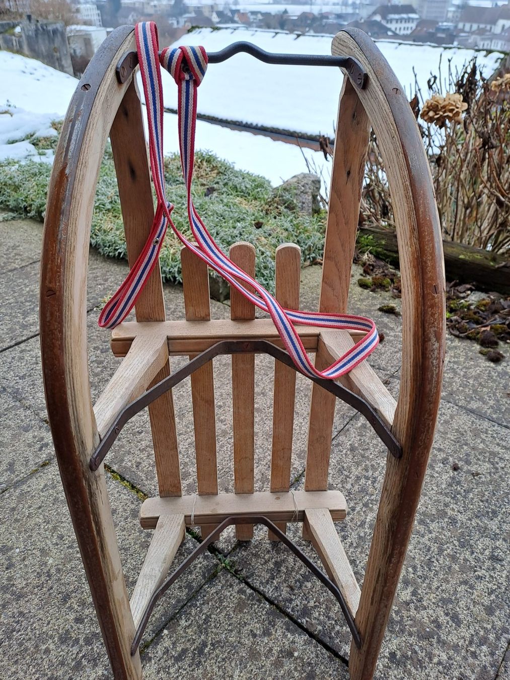 Xilografie: Davoser Holzschlitten - 72 cm – Usato da Schöftland venduto da sil_bn9x 2