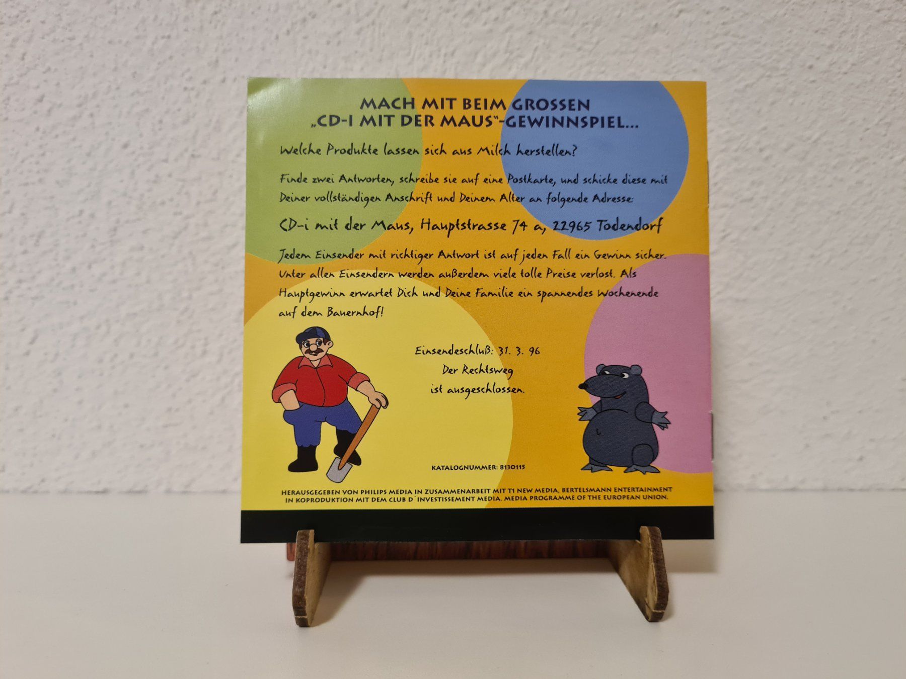 Giochi: Die CD-i mit der Maus (Sendung mit der Maus) PHILIPS CD-i – Usato da Dübendorf venduto da digital_bath 6