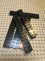 Lego 11 x  Platten 2x12 (2445) schwarz