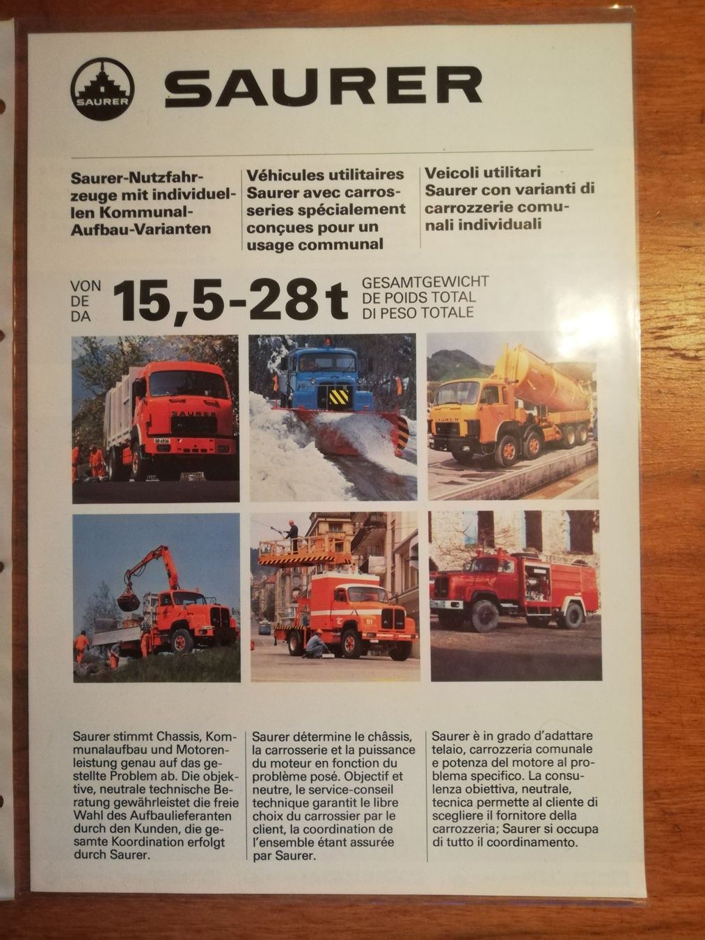 Bücher: Saurer – Gebraucht aus Höfen b. Thun von Sweetjona