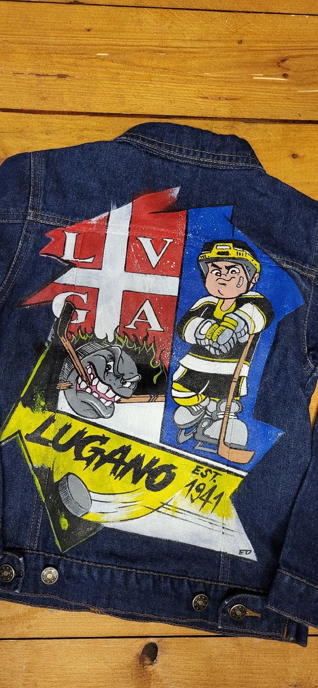 Vestes: HCLugano jeans jacket – Neuf (Voir description) à Camignolo par Hakunamat5