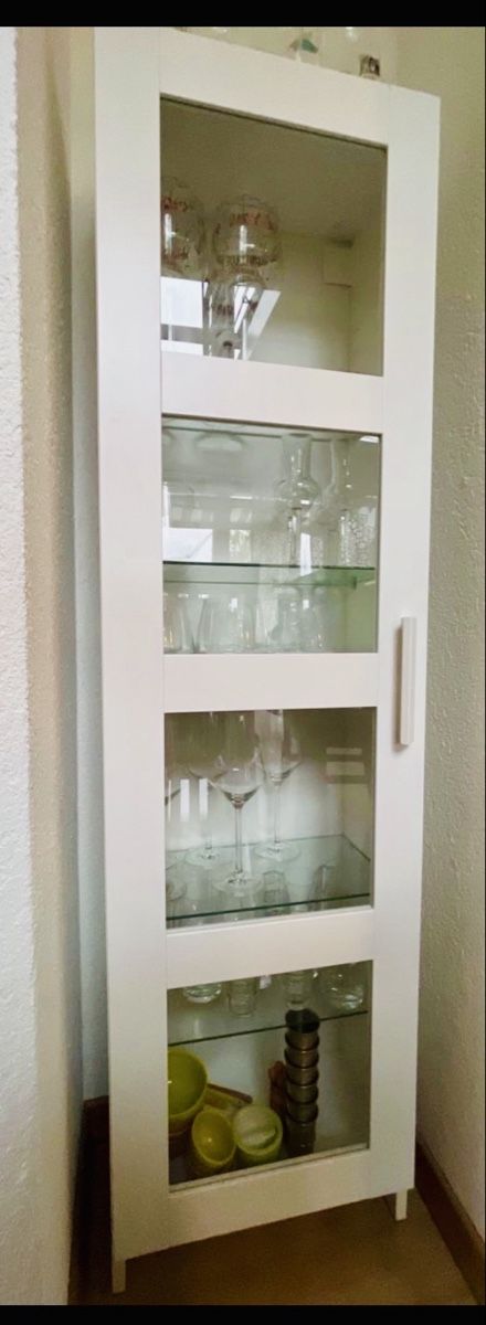 Ikea Vitrinen: Vitrinen-Schrank weiss – Gebraucht aus Münsingen von Goldvreneli1897
