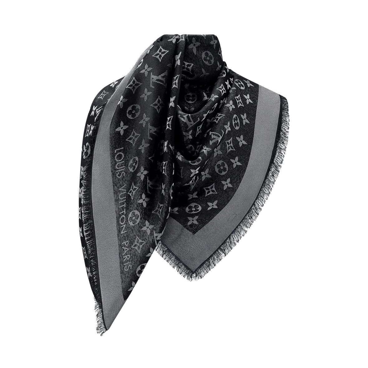 Louis Vuitton Foulard & Sciarpe: Louis Vuitton Monogram Shine Tuch – Usato da Horgen venduto da sophiaric