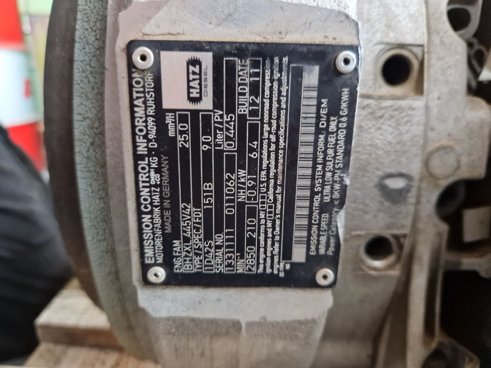 Hatz Motoren: Hatz Motor 1D42S Diesel Motor – Defekt aus Malters von allegro05 5