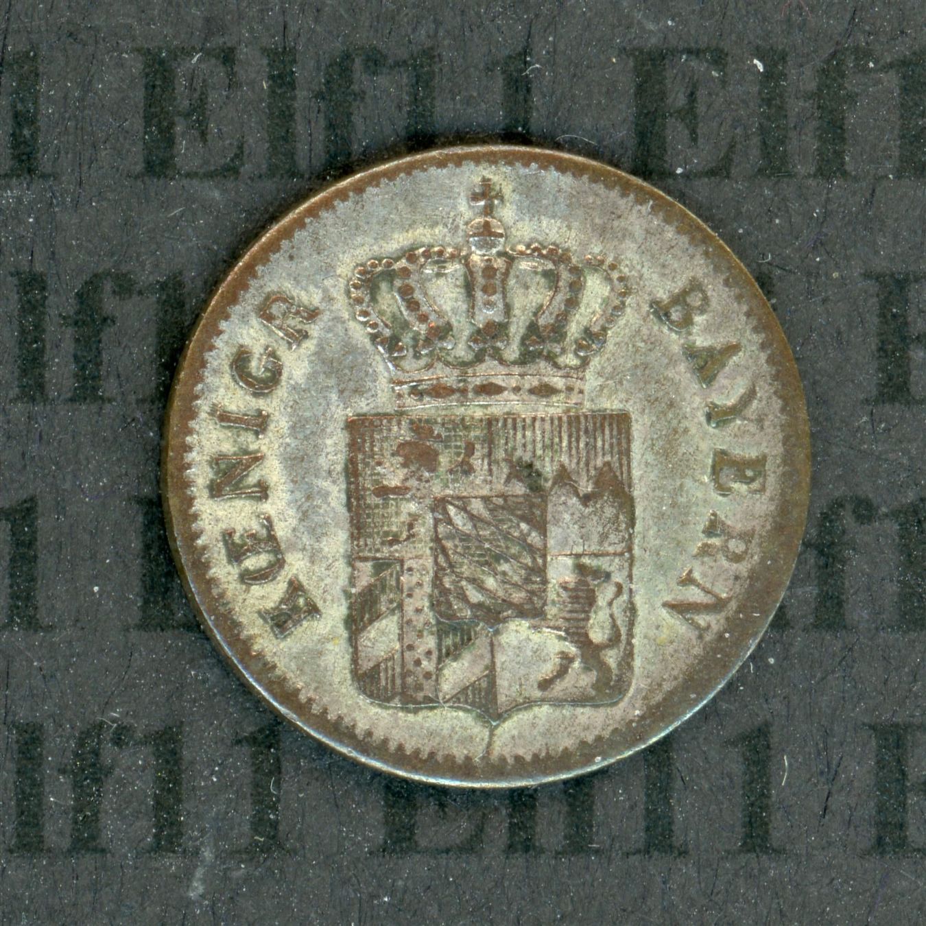 Tutti le monete: DEBAK___1.00 1842 -vz 1 Kreuzer – Usato da Widnau venduto da Elf11 1