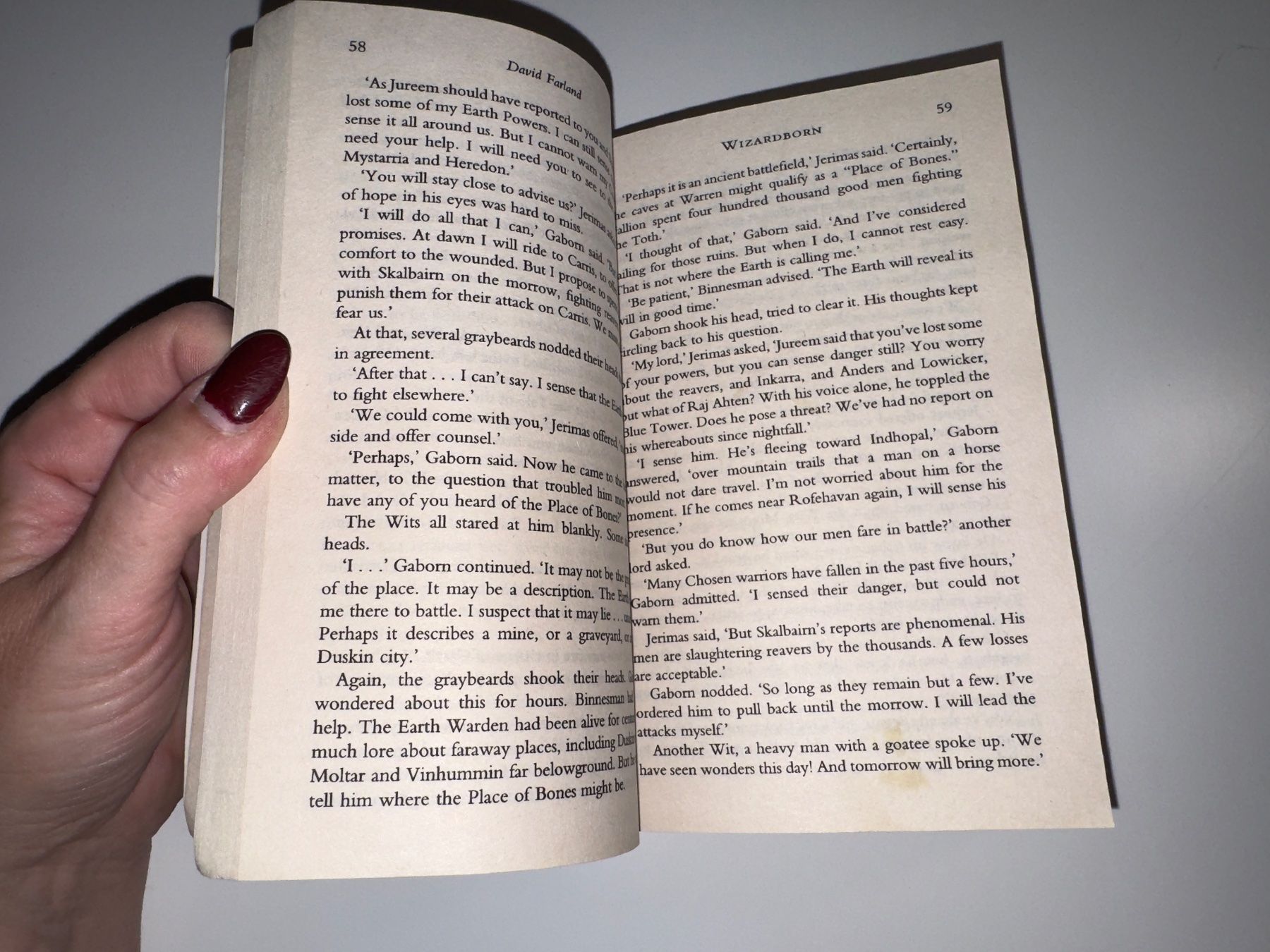 Libri: NOVEL: David Farland, Wizardborn – Usato da Grosswangen venduto da English_books 3