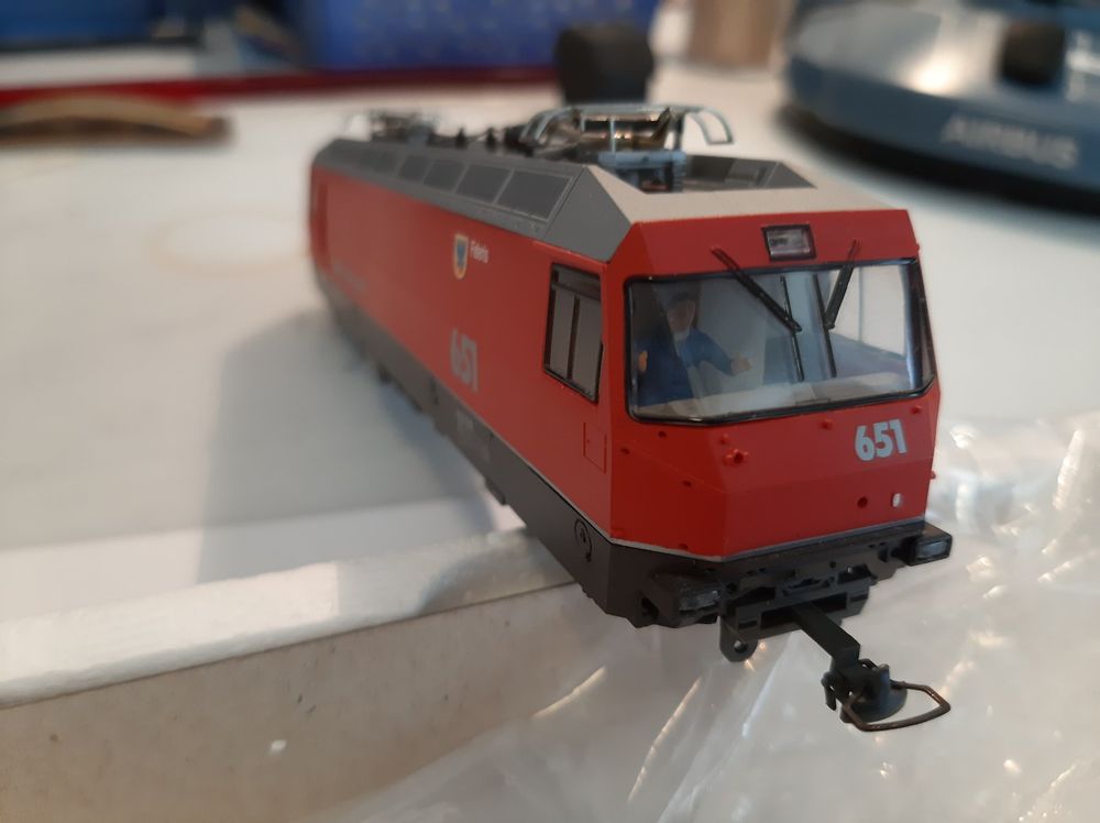 Bemo H0m 1259 161  RhB Ge 4/4 III 651 Fideris Digitalisiert 5