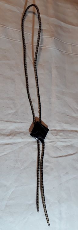 WEBEEDY Bolo Tie Cowboy Cravatta in pelle occidentale cravatta da sposa