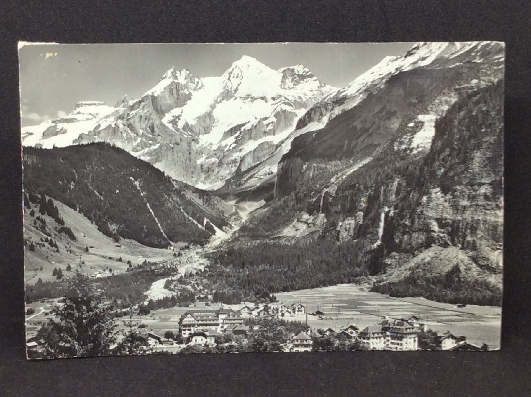 Ansichtskarten: Kandersteg mit Blümlisalp – Gebraucht aus Widnau von Brusi9