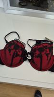 Essentiel BH, Grösse 85B, Rot/Schwarz, Neu mit Etikett!