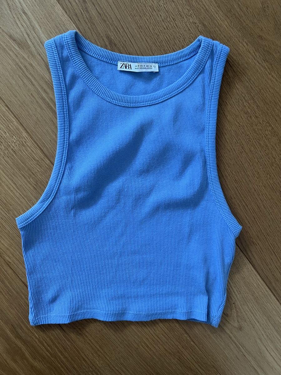 Zara Top: Blaues Zara Top, Grösse S – Nuovo (secondo la descrizione) da Frauenfeld venduto da vik_d96k 1