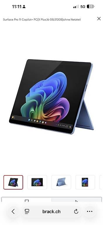 Microsoft Tablet PC: 🔥Neu Microsoft Surface Pro 9 blau🔥 – Nuovo e nell'imballaggio originale da Dintikon venduto da candyman6 3