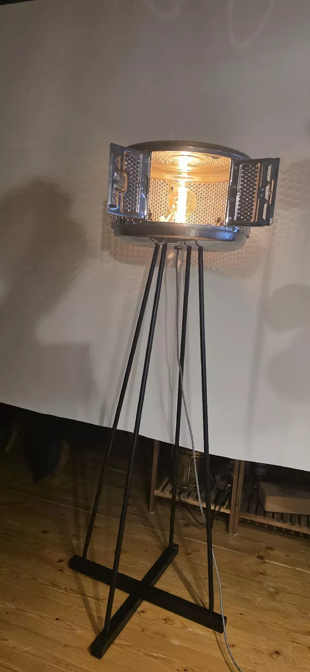 Lampade: Stehlampe Upcycling – Nuovo (secondo la descrizione) da Zürich venduto da Racula11 2