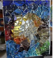 Mosaik-Glassteine, Restposten, Bastelmaterial für Kunst