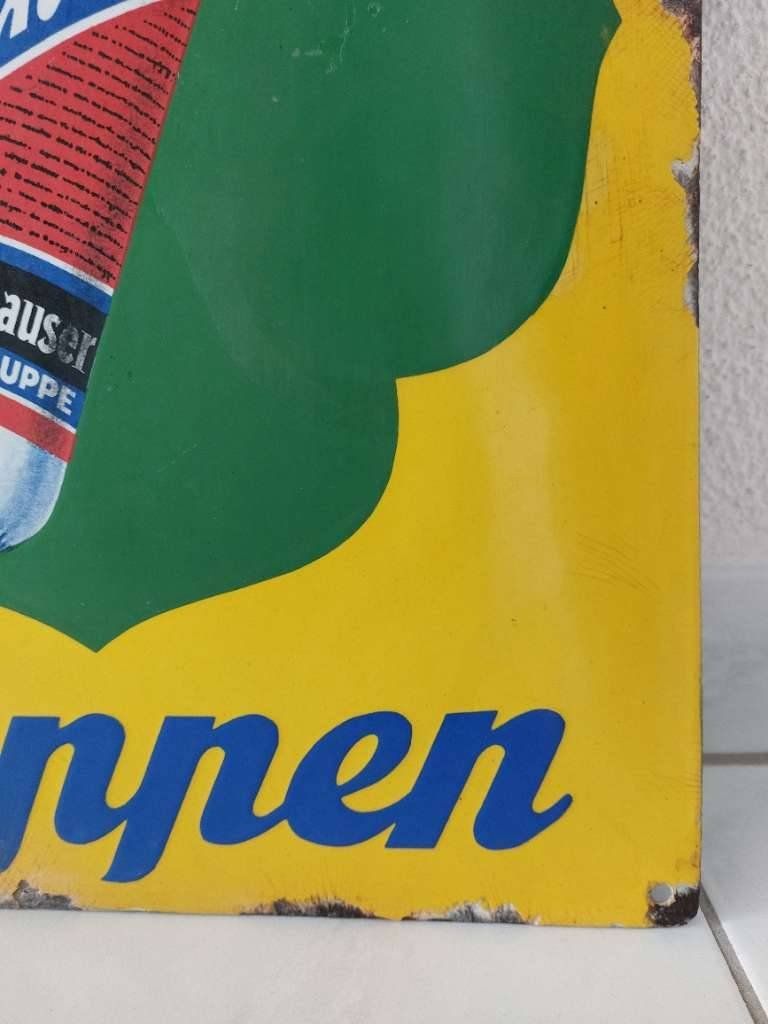 Knorr Insegne: Emailschild Knorr Suppn Erbswurst plaque émaillée – Usato da Schenkon venduto da Elbarto007 4