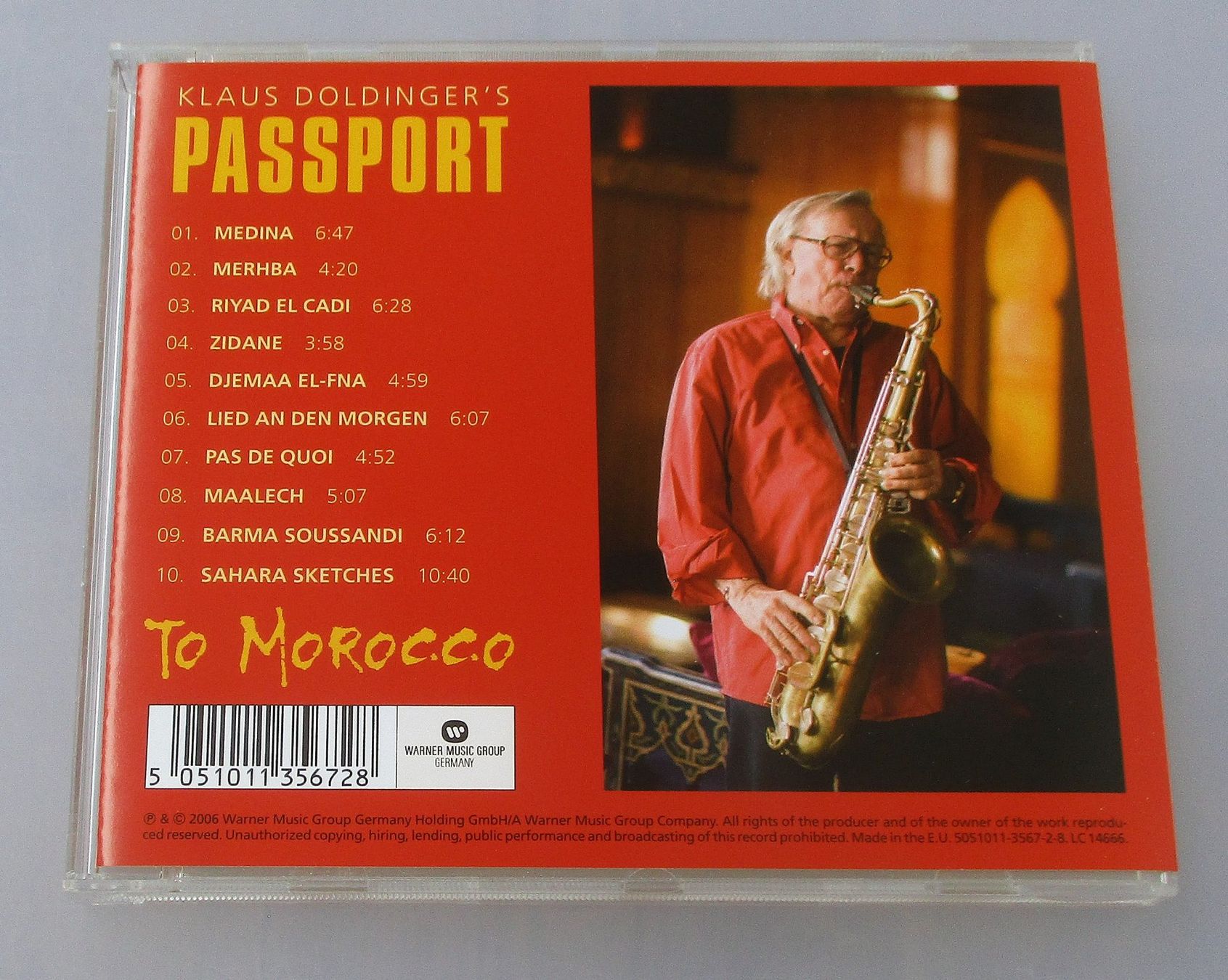 CD: PASSPORT - To Morocco – Usato da Wattwil venduto da Muriel11 1