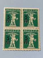 Briefmarke - Schweiz - 4er-Block  5 Rp. 1930 - postfrisch