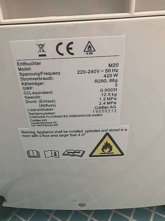 Déshumidificateurs: Kibernetik Luftentfeuchter – D'occasion à Wabern par fel_r5by 4