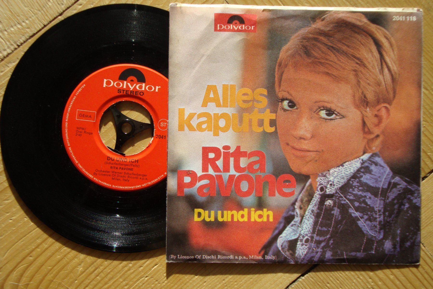 Schallplatten: RITA PAVONE - ALLES KAPUTT – Gebraucht aus Bern von Uli_10_11