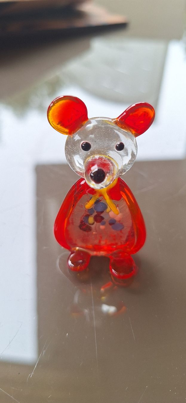 Statuette: Glasfigur Bär handgefertigt  – Usato da Gretzenbach venduto da Chillkrot