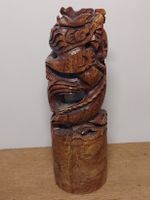 Skulptur, chinesischer doppel-Dreach aus Stein - Stempel