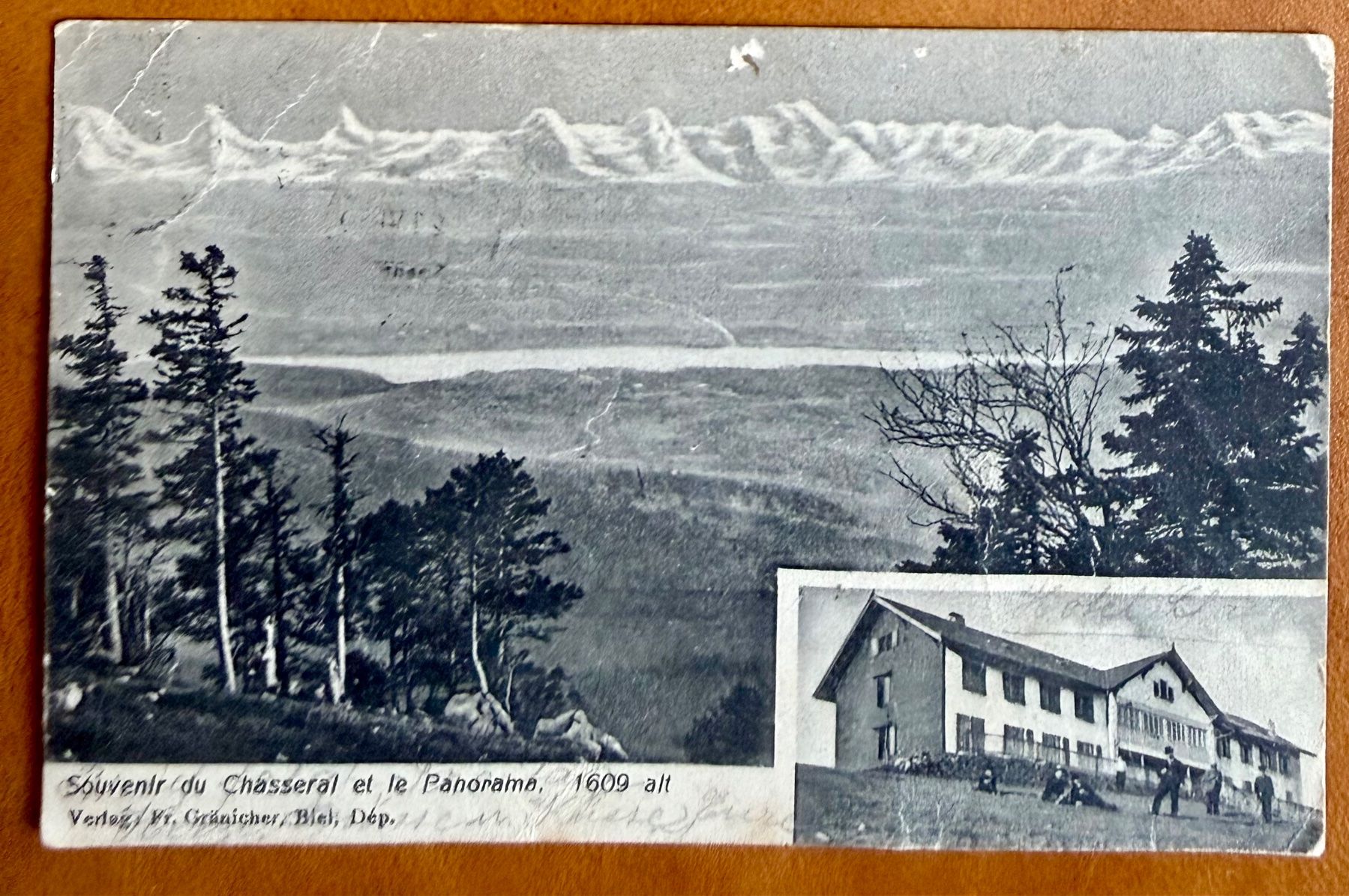 Cartoline postali: Chasseral  - Restaurant & Panorama 1910 – Usato da Lutry venduto da Ediego